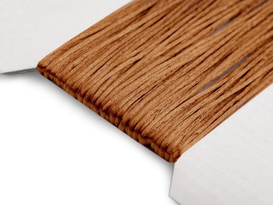 Satinschnur Ø1 mm braun